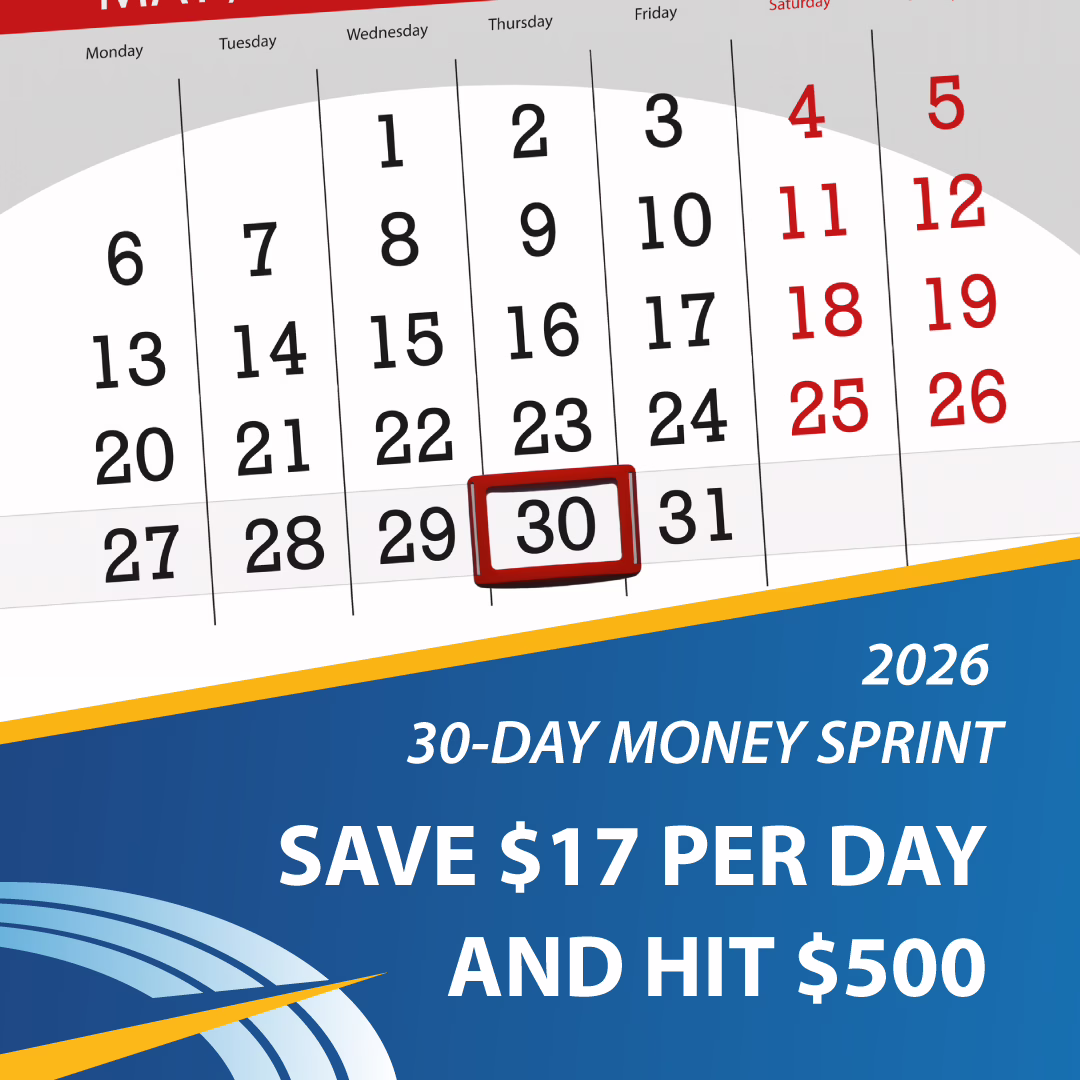 Save $500 in 30 Days: The $17-a-Day Challenge